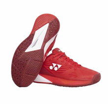 Buty tenisowe Yonex Power Cushion Eclipsion 5 Allcourt (stabilność) czerwone damskie